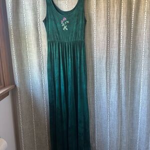 Purusha People Green Clover Wide Leg Jumpsuit